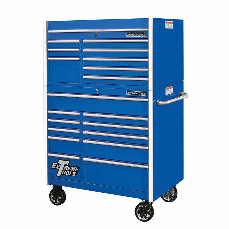 Extreme Tools RX Series 41" 8 Drawer Top Chest & 11 Drawer Roller Cabinet Combo