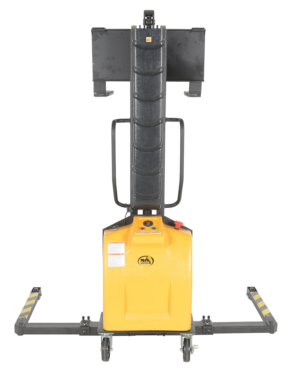 Vestil Narrow Mast Stackers with Powered Lift