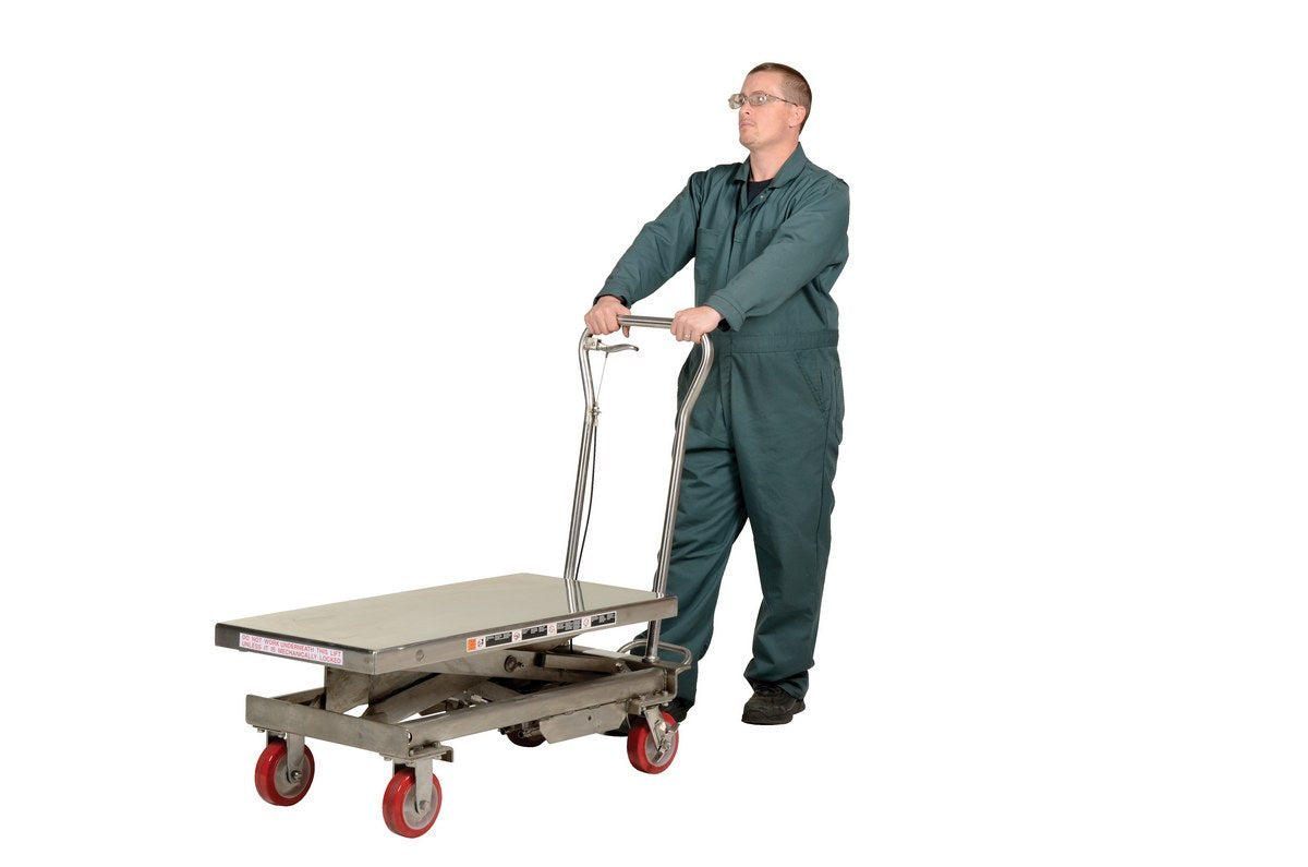 Vestil Stainless Steel Scissor Carts