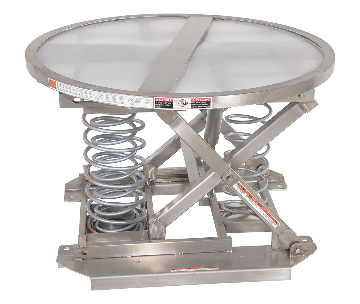 Vestil Spring Scissor Tables