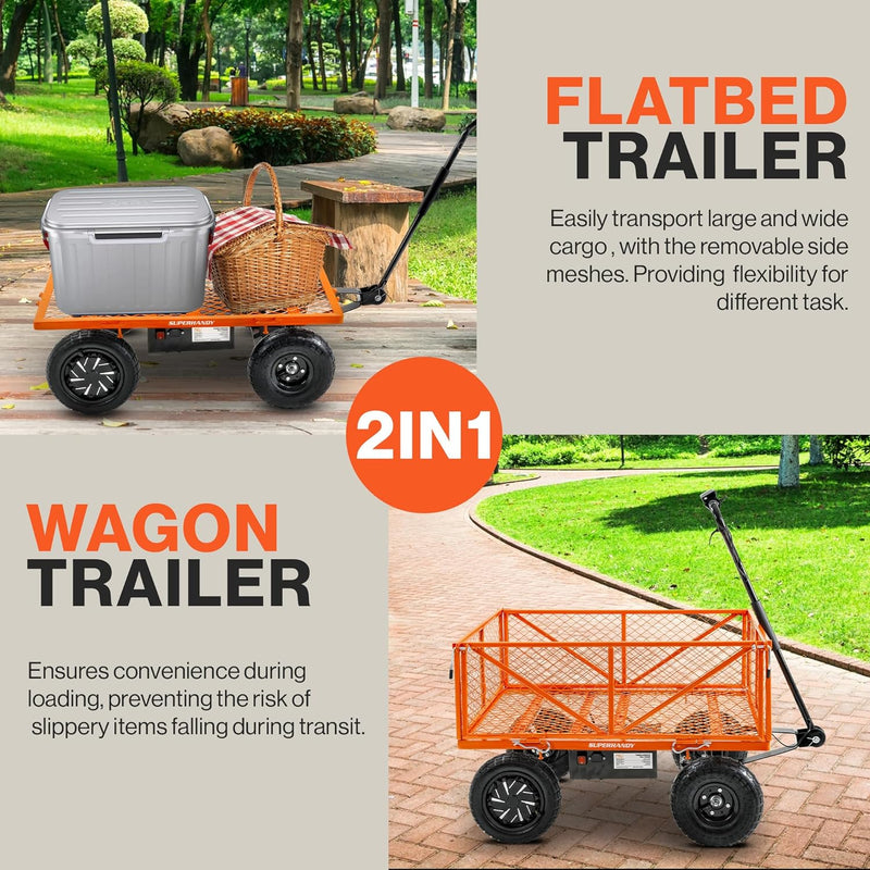SuperHandy Electric Garden Cart Pro GUO108