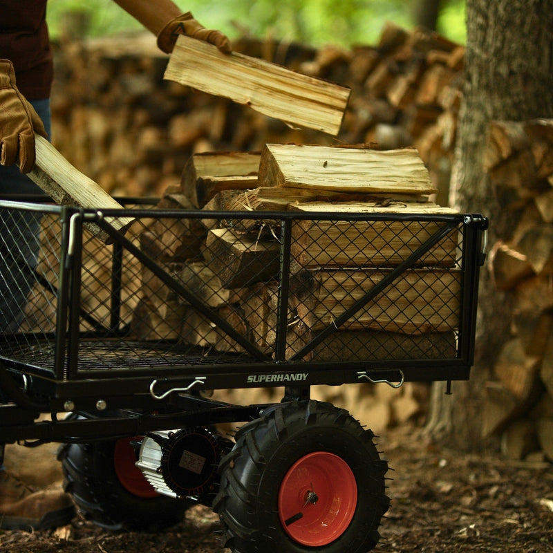 SuperHandy Electric Utility Wagon Pro GUO095