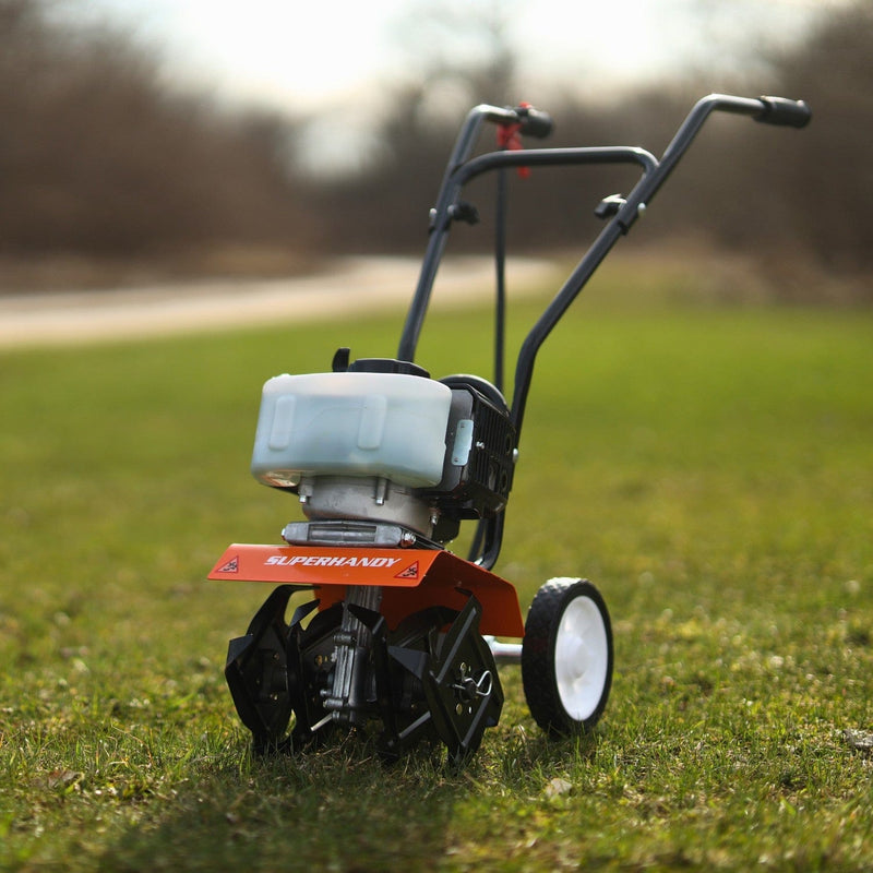 SuperHandy Mini Gas Garden Tiller GUO020