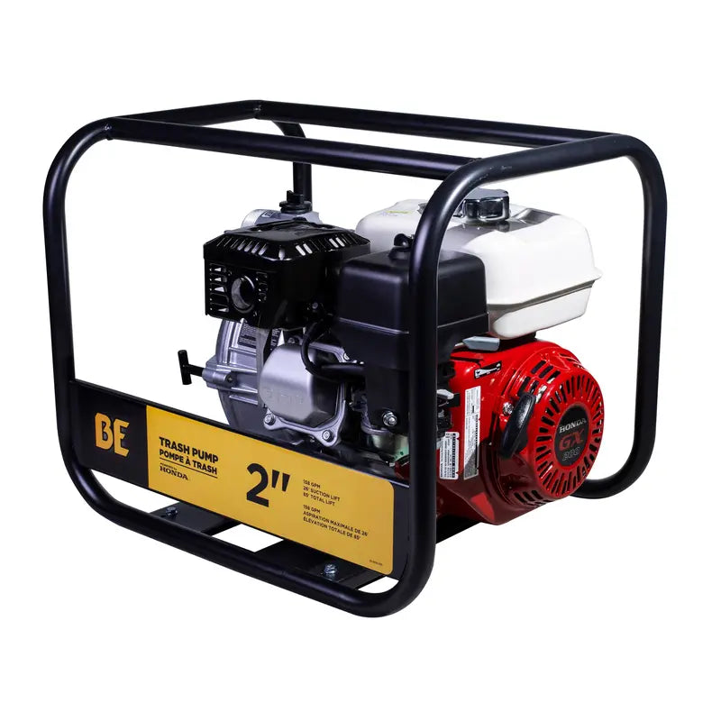 BE Power 2" Semi-Trash Transfer Pump with Honda GX200 Engine