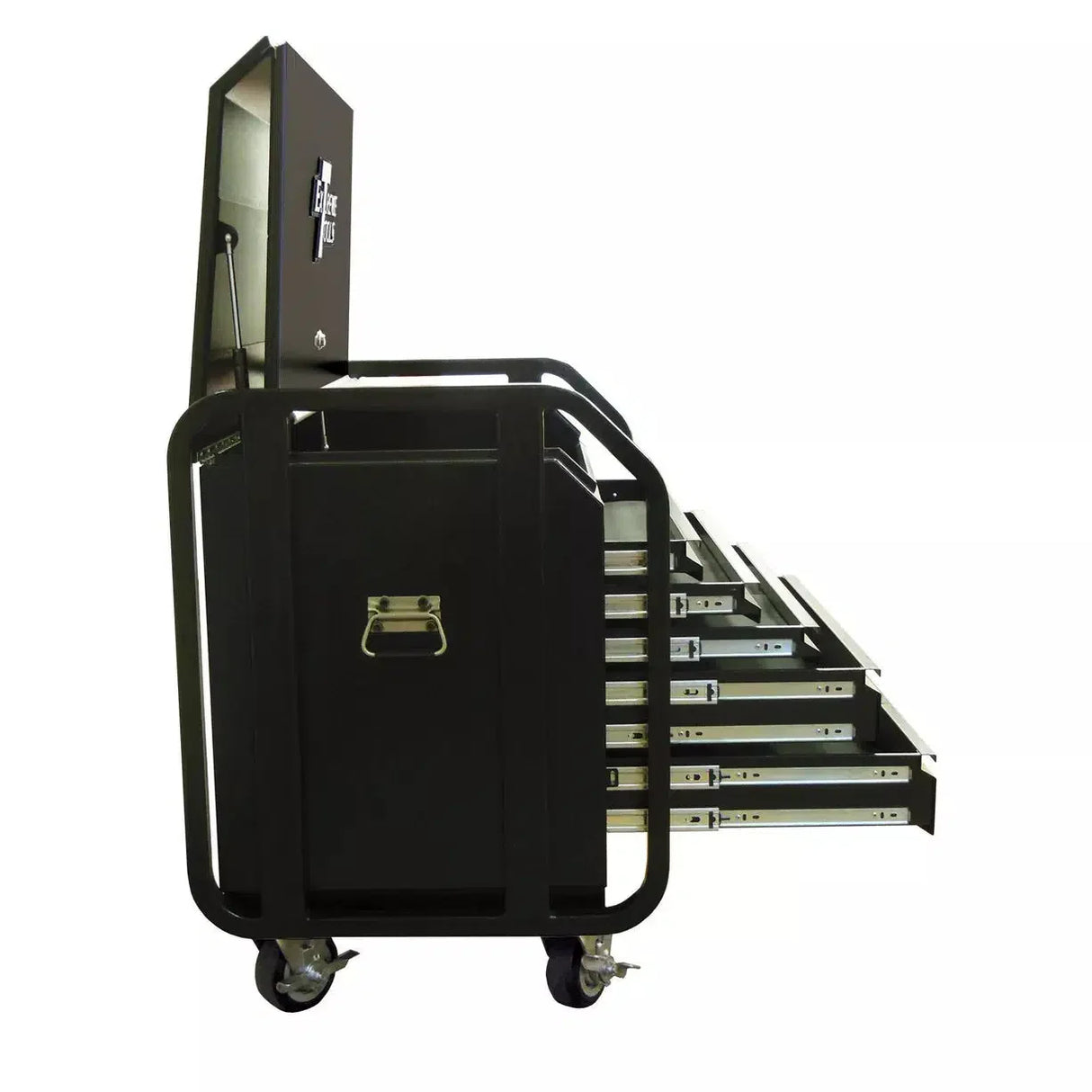 Extreme Tools TX362505RBBK TX Series 36" 5 Reinforced Drawer Extra Capacity Road Box Black