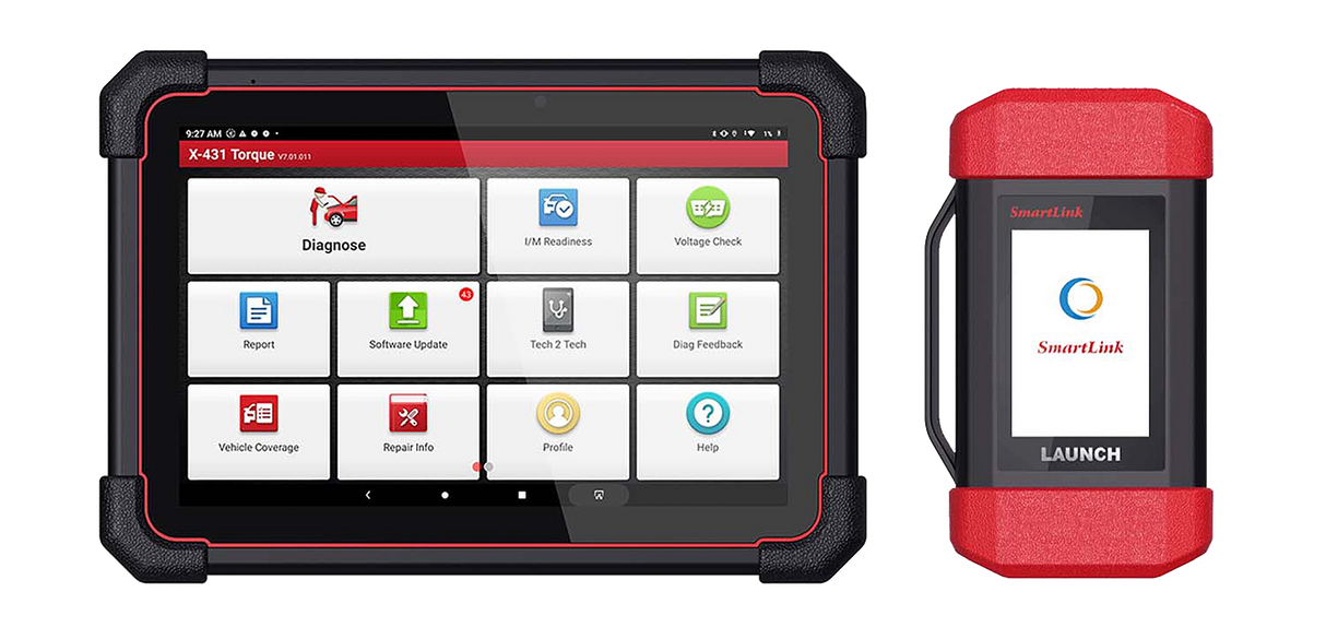 Launch Tech USA X431 Torque Link with X431 Fix with 2 channel Scopebox