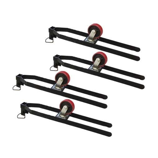 Tuxedo FP8K-DX 8,000 lb Deluxe Storage Lift - Poly casters, drip trays, jack tray FP8K-DX