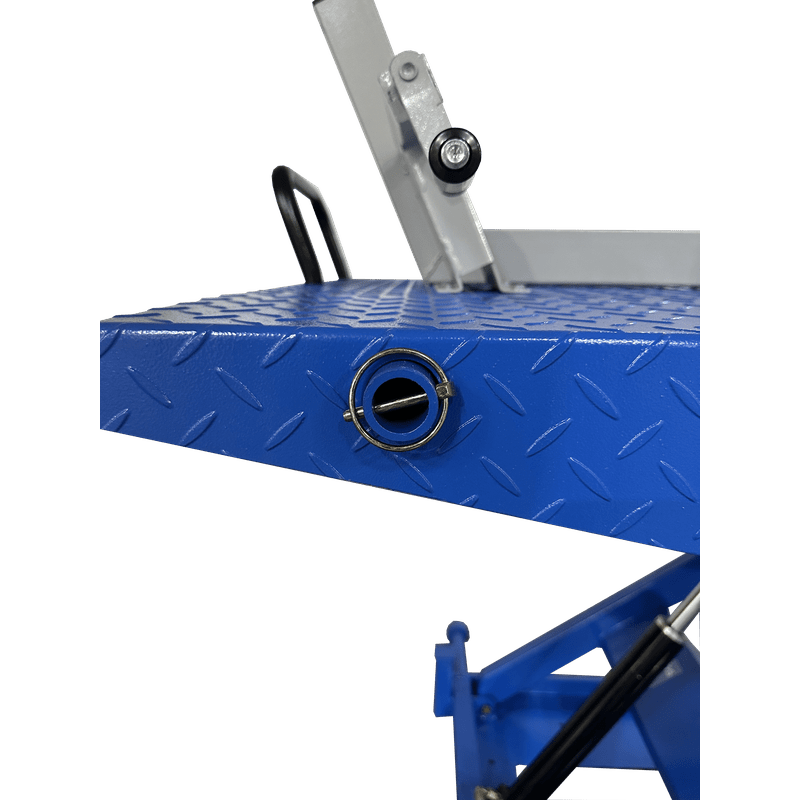 Tuxedo M-1500C-HR 1,500 lb High Rise Motorcycle Lift Bench w/ Vise, Sides, Balance Bar, Pump M-1500C-HR