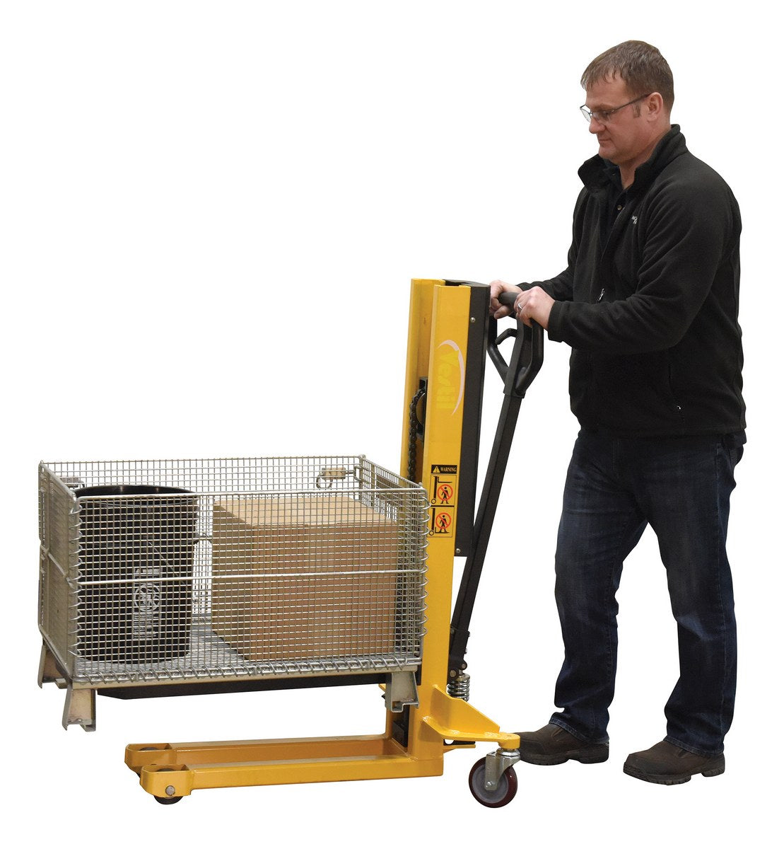 Vestil Single Fork Skid Positioner Lifter