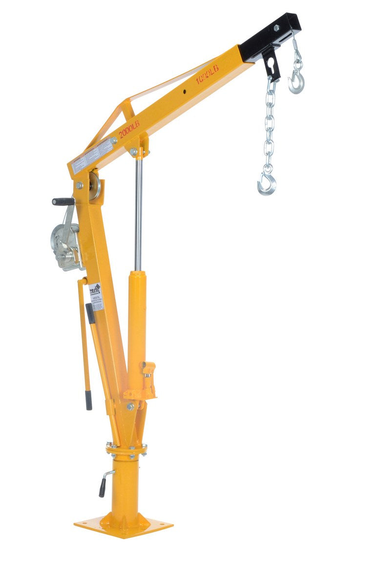 Vestil Winch Operated Truck Jib Cranes