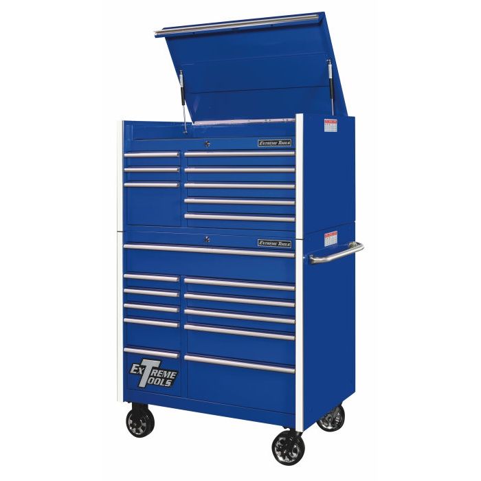 Extreme Tools RX Series 41" 8 Drawer Top Chest & 11 Drawer Roller Cabinet Combo