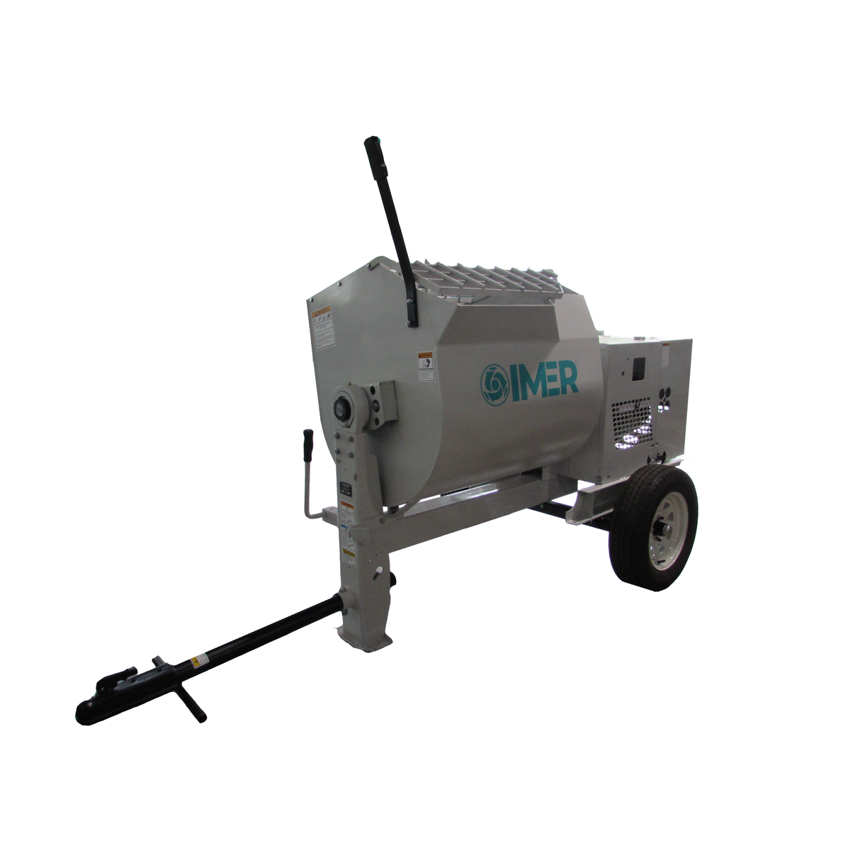 IMER Horizontal Shaft Mortar Mixer | 12 cu ft Steel Drum | HSM 12-1130122