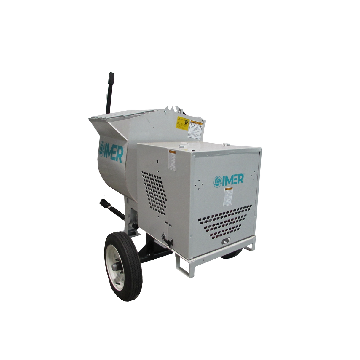 IMER Horizontal Shaft Mortar Mixer | 8 cu ft Steel Drum | HSM 8-1130082