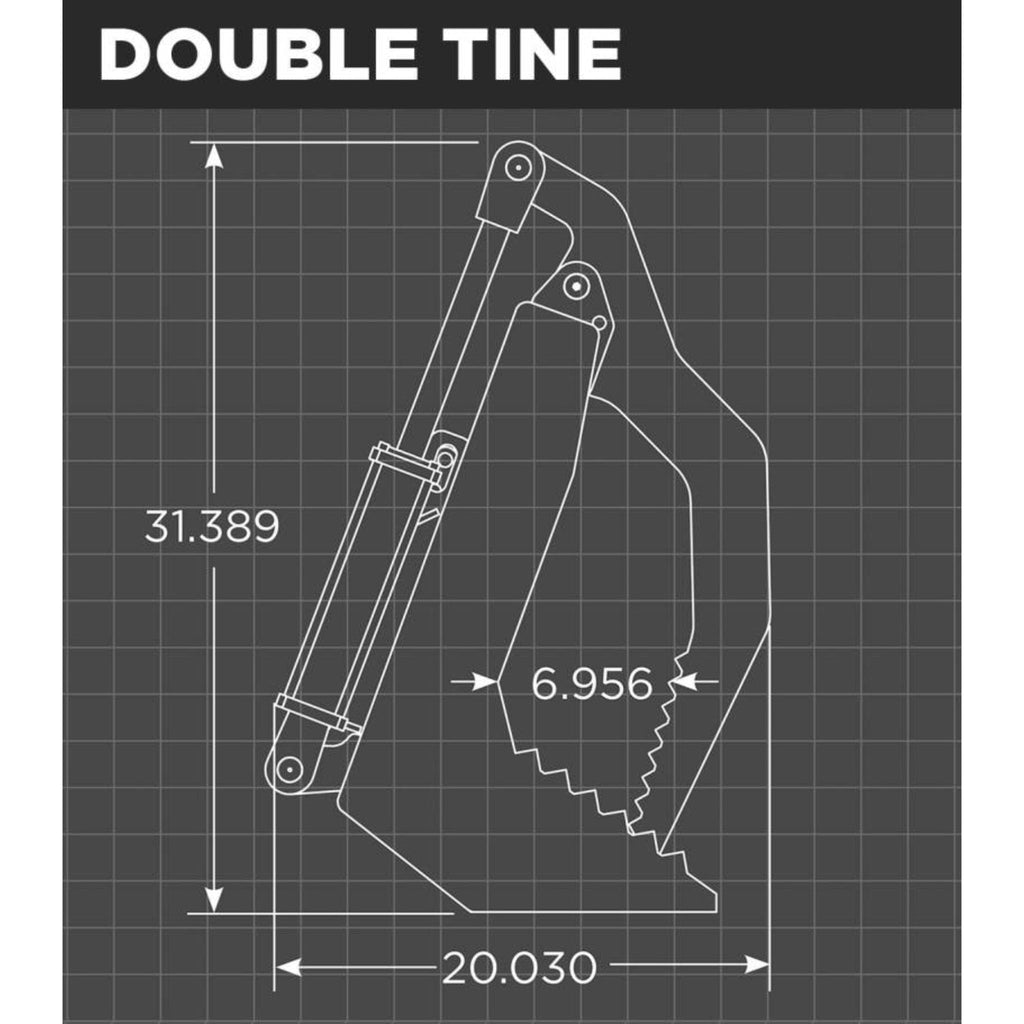Loflin Fabrication Compact Tractor Backhoe