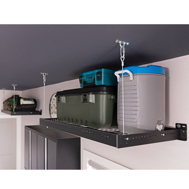 NewAge Pro Series 10 Piece Cabinet Set with Lockers, Wall, Tool Drawer Cabinets, and 56 in. Worktop