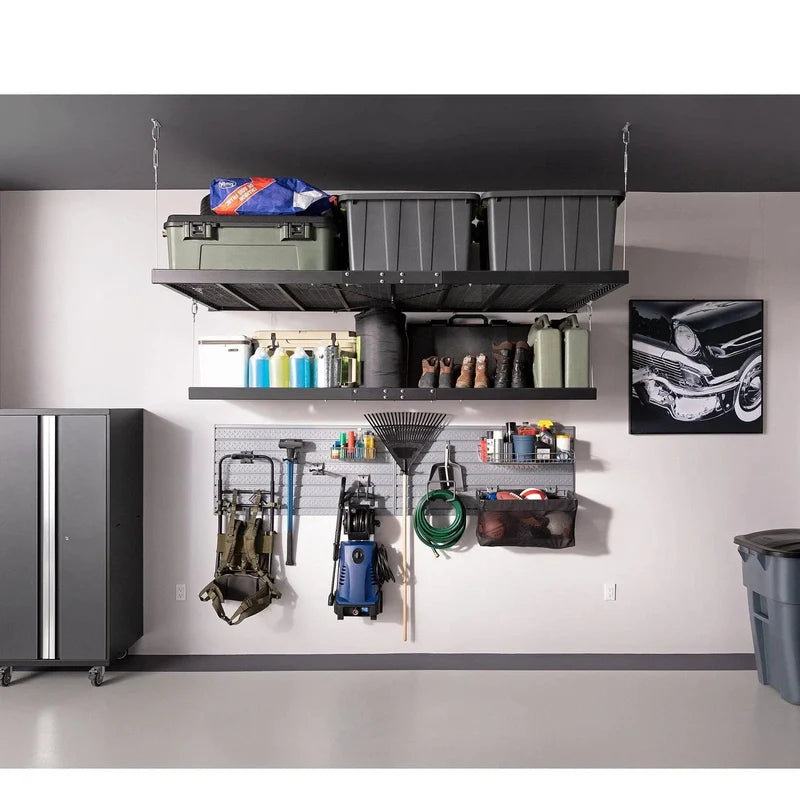 NewAge Pro Series 4 ft. x 8 ft. Wall Mounted Steel Shelf - 2PC