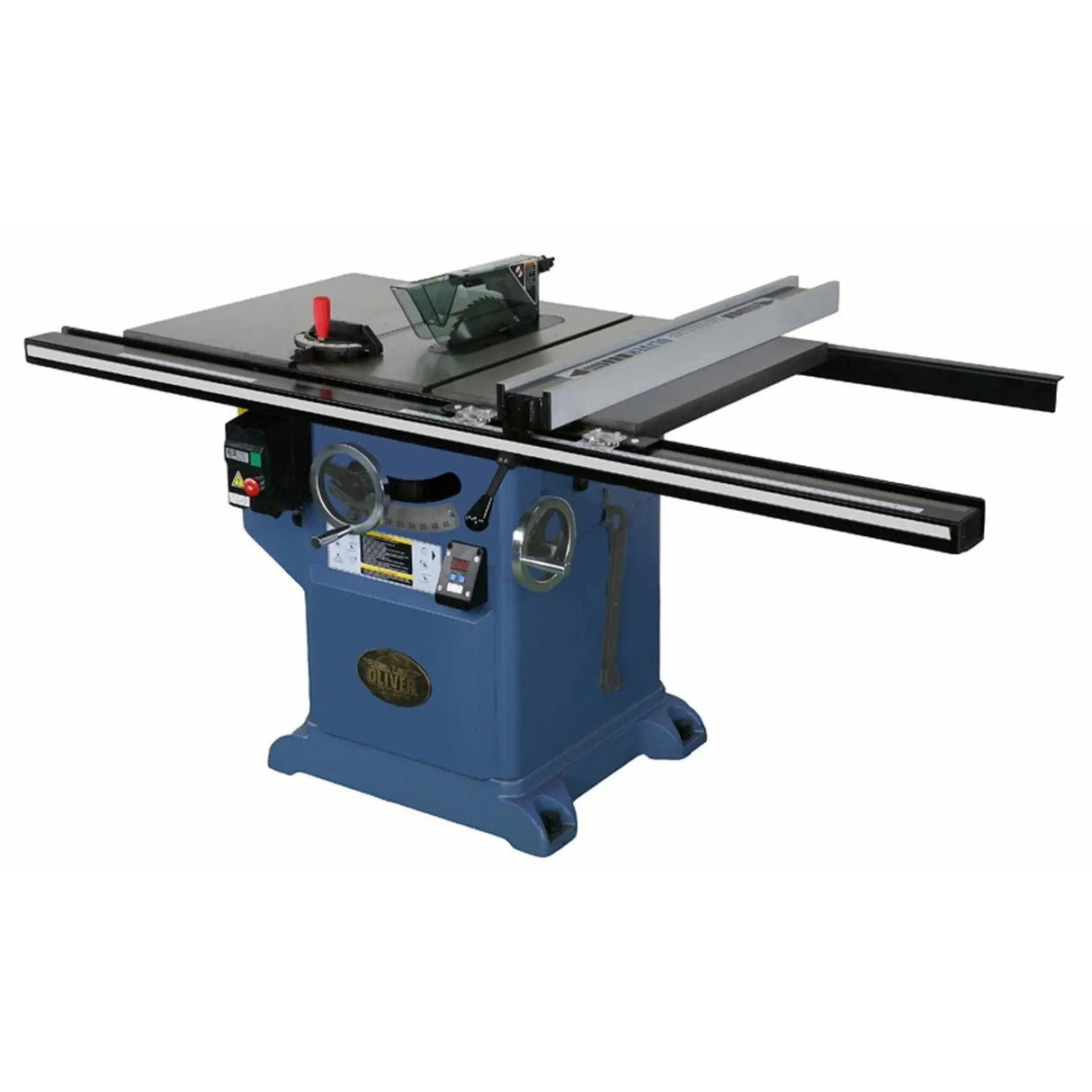 Oliver Machinery 10" Single Phase 5 HP Professional Heavy-Duty Table Saw with 36" Rail 4016.003