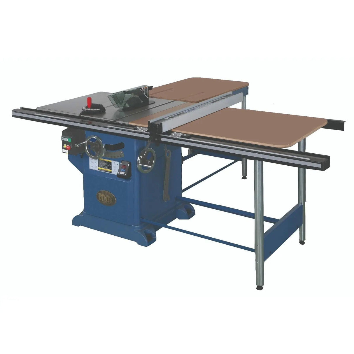 Oliver Machinery 10" Single Phase 5 HP Professional Heavy-Duty Table Saw with 36" Rail 4016.003