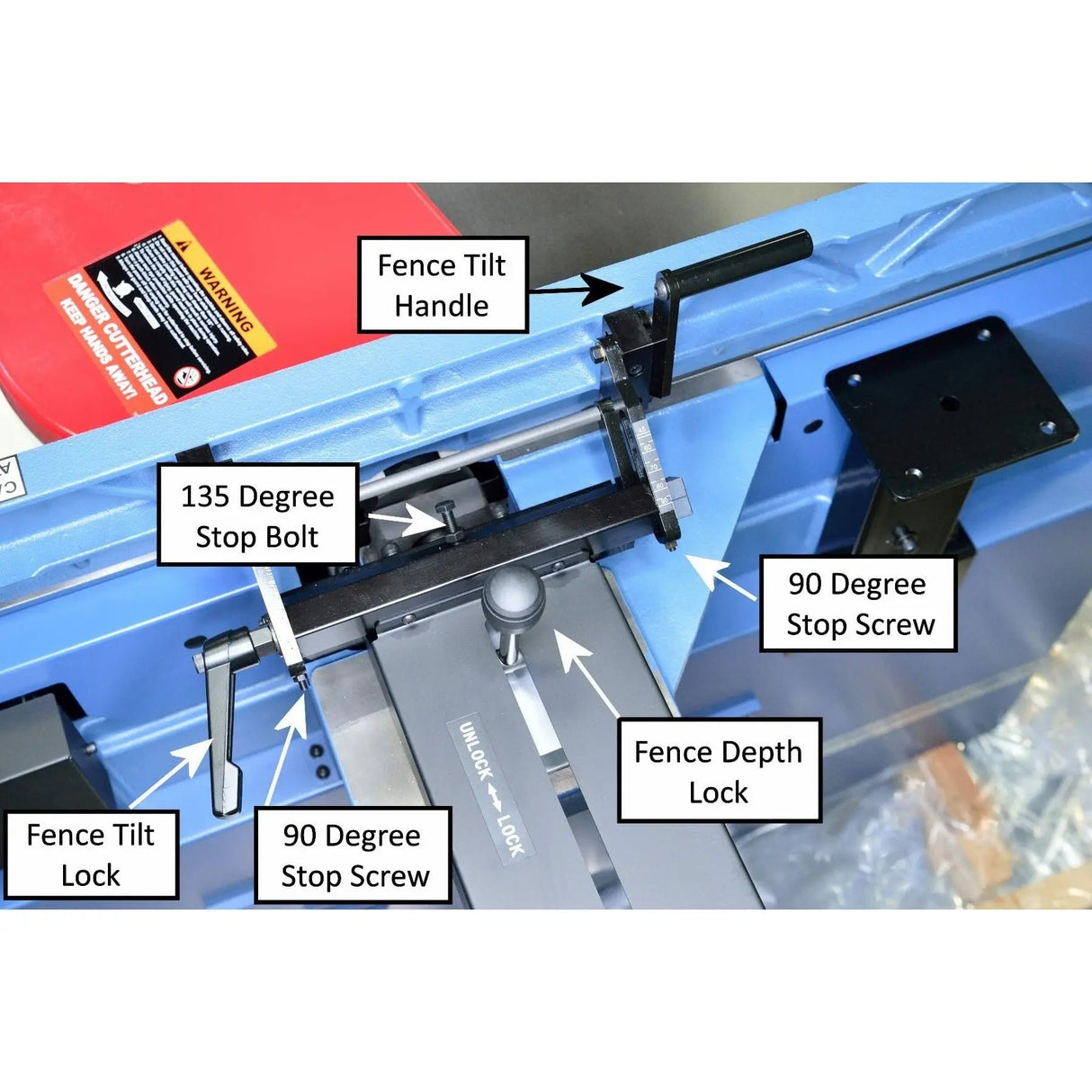 Oliver Machinery 16" Parallelogram Jointer w/4 Sided Helical Cutterhead