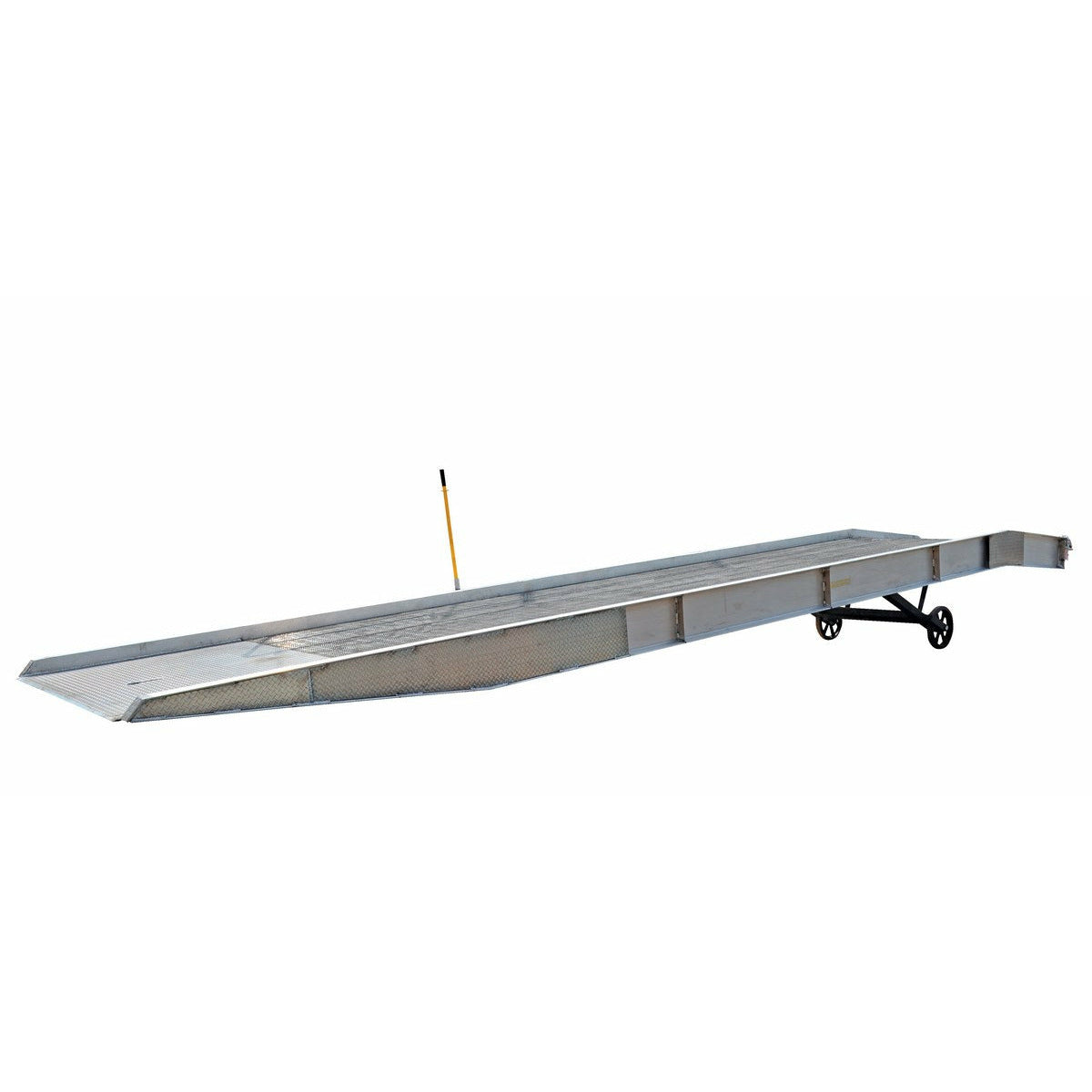 Vestil Aluminum Yard Ramp 360 In. x 74 In. 30000 Lb. Capacity Silver- AY-307230