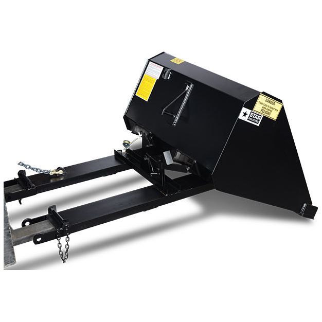 Star Industries 84" Self-Dump Bucket 1.0 cyd Manual or Hydraulic |