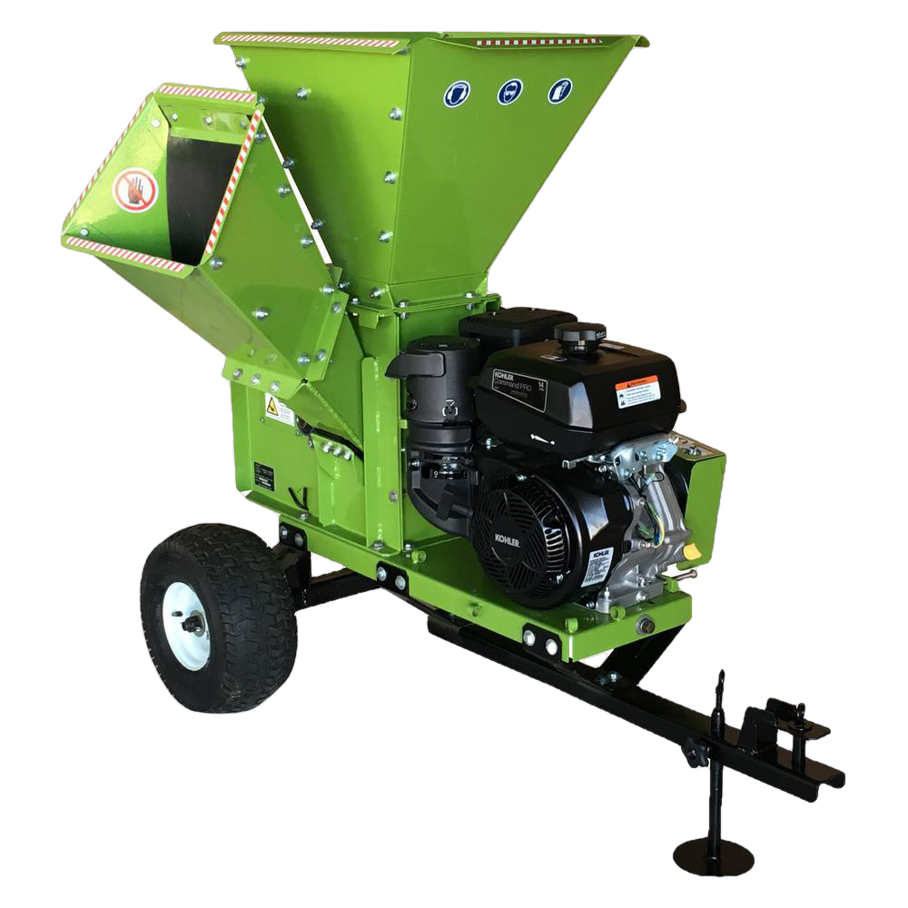 Yardbeast 2090 429cc 14HP Kohler CH440 engine 3.5" Wood Chipper Shredder with Trailer Hitch New