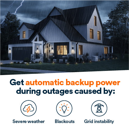 Generac 18kW Air-Cooled Standby Generator + Cellular, Wi-Fi & Bluetooth Connectivity 7259