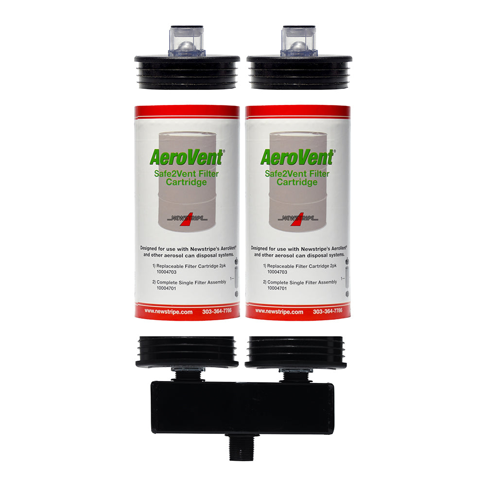 Newstripe AeroVent Safe2Vent Dual Filter Assembly 10004722