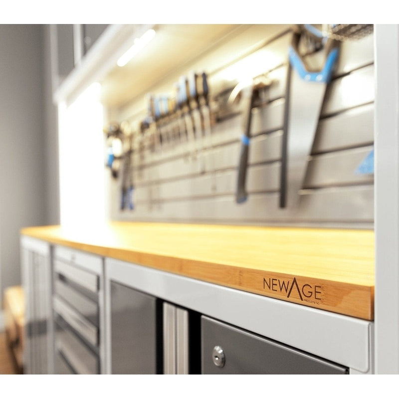 NewAge Bold Series 12 Piece Cabinet Set With Tool, Base, Wall Cabinets and 3 Lockers