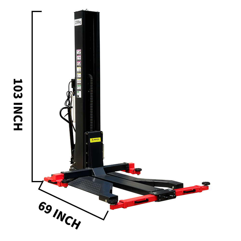 Katool 7,000lb Single Post Lift SPL-700