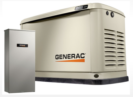 Generac 18/17 kW Air-Cooled Standby Generator with Aluminum Enclosure and 200-Amp Service Entrance (Not CUL)