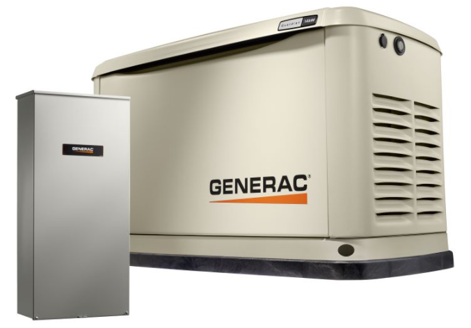 Generac 14/14 kW Air-Cooled Standby Generator with Aluminum Enclosure and 16-Circuit Load Center NEMA 3