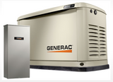 Generac 24/21 kW Air-Cooled Standby Generator with Aluminum Enclosure and 200-Amp Service Entrance ATS (Not CUL)