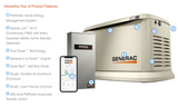 Generac 24/21 kW Air-Cooled Standby Generator with Aluminum Enclosure and 200-Amp Service Entrance ATS (Not CUL)