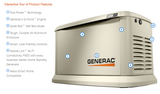 Generac 24/21 kW Air-Cooled Standby Generator with Aluminum Enclosure