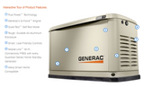 Generac 14/14 kW Air-Cooled Standby Generator with Aluminum Enclosure
