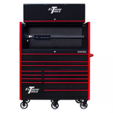 Extreme Tools RX Series 55" Professional Extreme Power Workstation Hutch & 12 Drawer Roller Cabinet-150 Combo