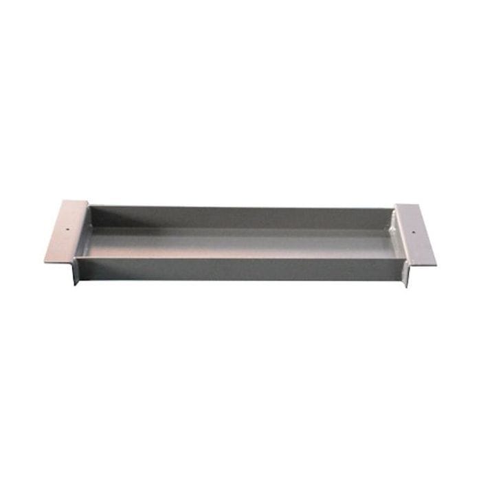 A single, black AMGO Jack Tray for Parking Lifts with a corrugated surface is displayed on a white background, designed as a durable accessory for wheel and brake services.