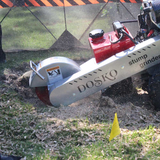 Dosko 691SP-20HE Self-Propelled Stump Grinder with Honda GX630 Engine Gas 20 HP and 14" x 3/8" Cutter Hydrostatic Drive Electric Start