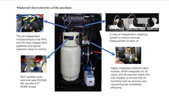 Katool Fully Automatic Recovery, Recycle & Recharge DUAL AC2100 Machine R-1234YF