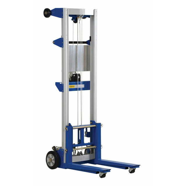 Vestil Aluminum/Steel Fixed Straddle Hand Winch Lift Trucks 500 Lb. Capacity Silver- A-LIFT-R