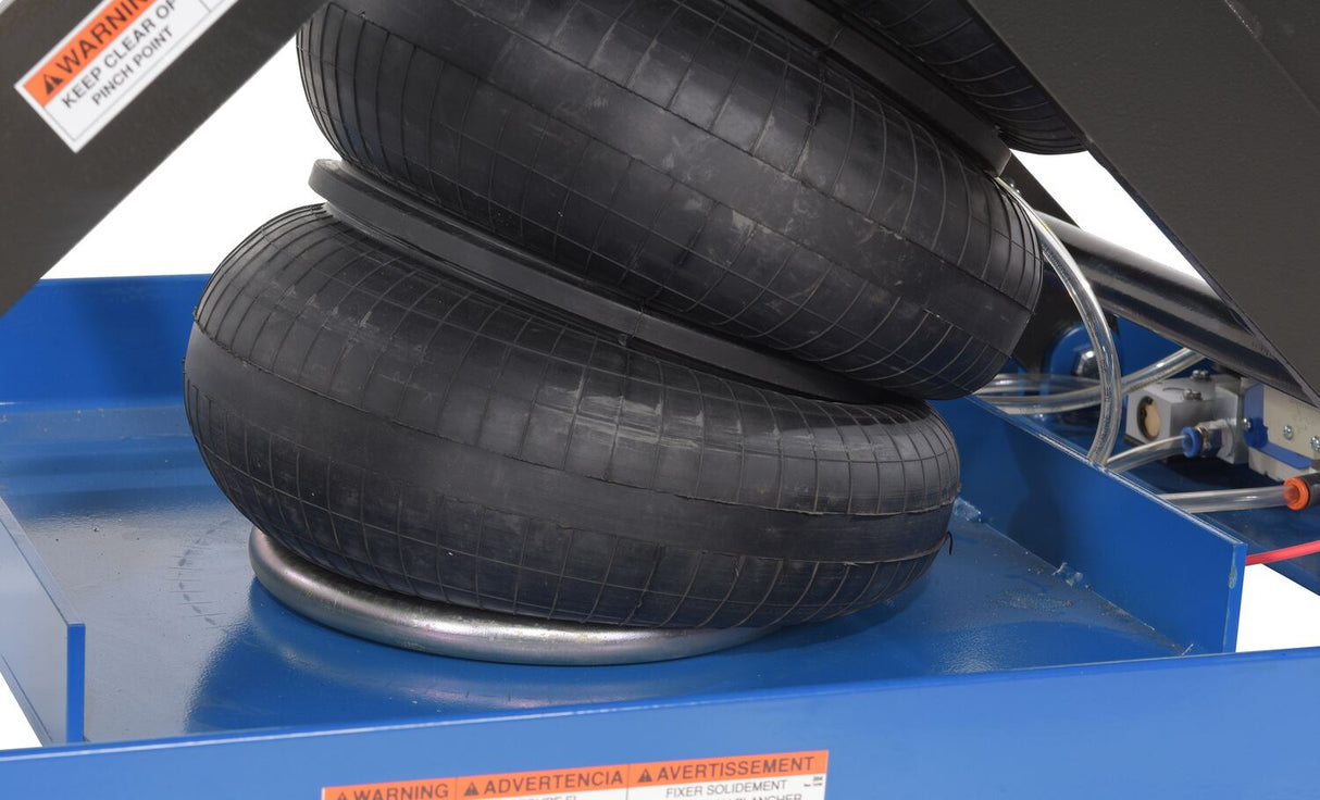 Vestil Heavy-Duty Air Bag Scissor Lift Tables