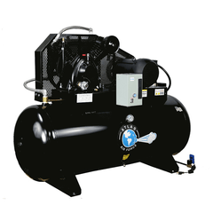 Atlas Automotive Equipment 7.5Hp 120 Gallon Horizontal Air Compressor W/ Plus Package ATEMPAF9P-120H