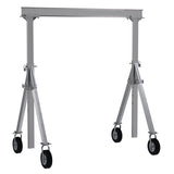 Vestil Adjustable Height Aluminum Gantry Cranes with Pneumatic Casters