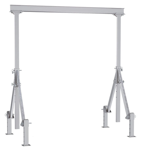 Vestil Adjustable Height Aluminum Gantry Cranes with Adjustable Leveling Option