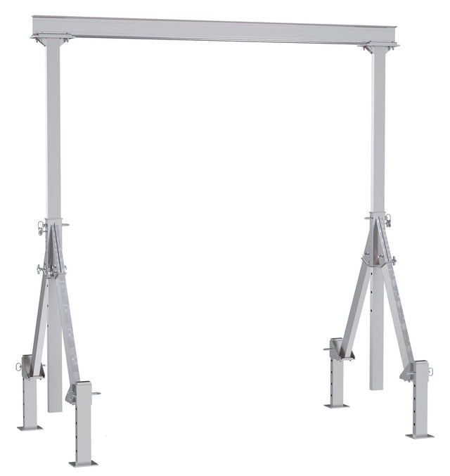 Vestil Adjustable Height Aluminum Gantry Cranes with Adjustable Leveling Option
