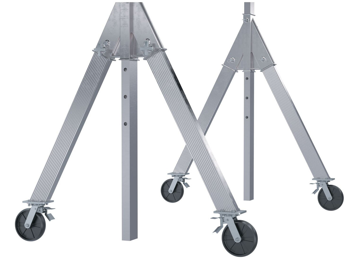 Vestil Adjustable Height Aluminum Gantry Cranes with V-Groove Casters