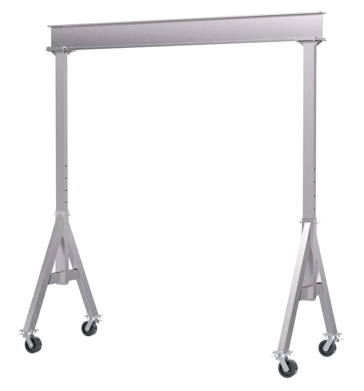 Vestil Adjustable Height Aluminum Gantry Cranes with Total Locking Casters