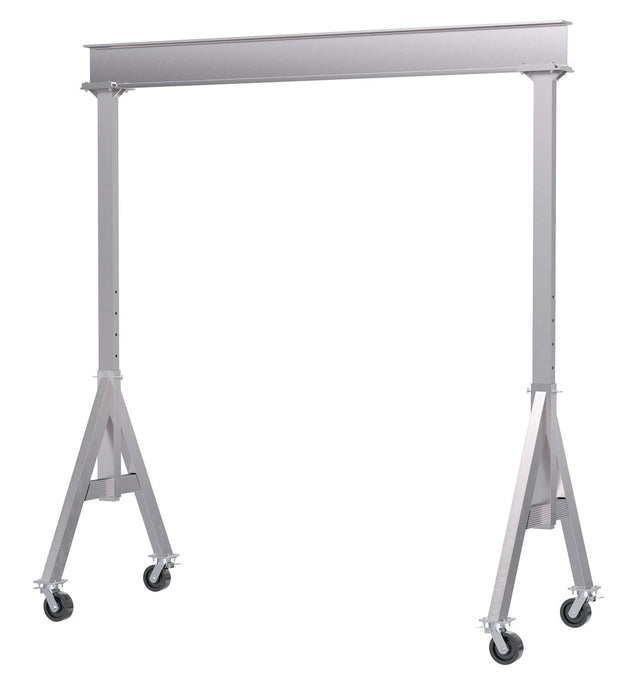 Vestil Adjustable Height Aluminum Gantry Cranes with Total Locking Casters