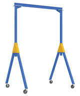 Vestil Adjustable Steel Gantry Cranes with V-Groove Casters - Knockdown